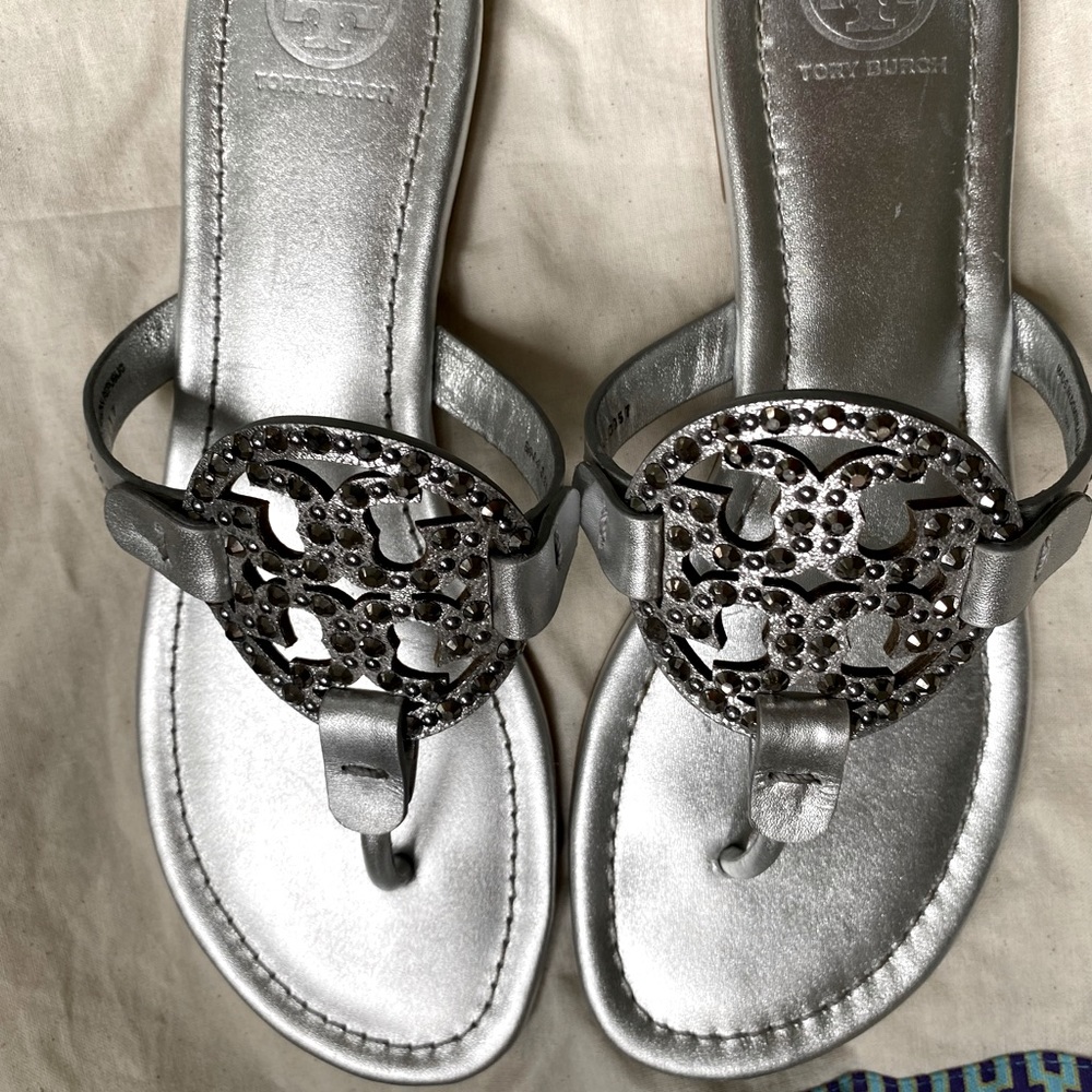 Tory Burch embellished Millers size 8